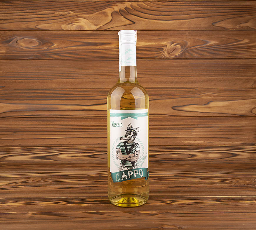 Вино Cappo Moscato белое сух. 12%, 0,75 л
