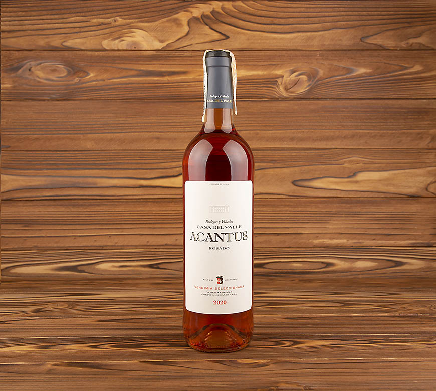 Вино Acantus рожеве сухе 11.5%, 0,75 л