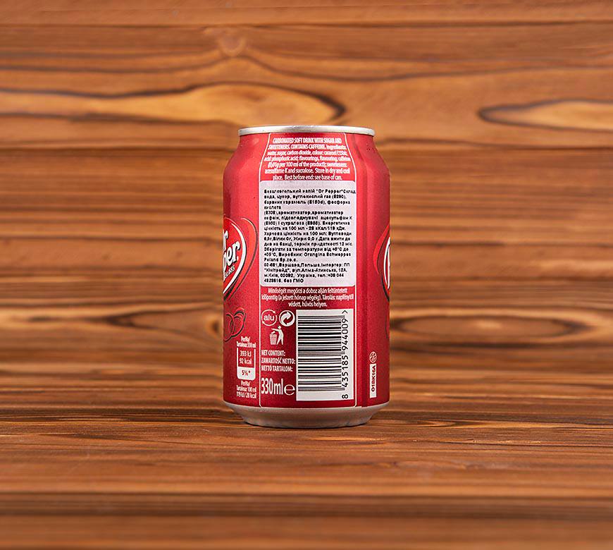 Напиток Dr.Pepper, 0,33 л - изображение 2