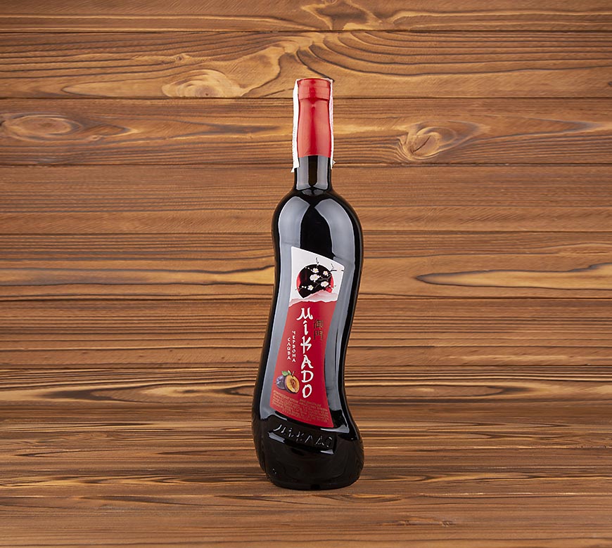 Вино Красная слива Микадо 11%, 0,7л